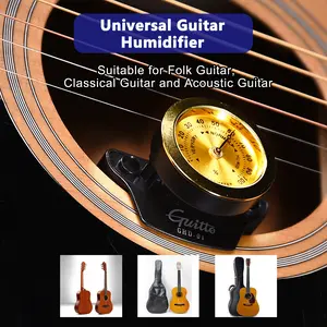Guitar Humidifier 2-In-1 Sound Holes Humidity Care System For Acoustic Guitar