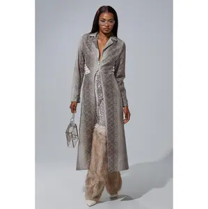 LILA CUTOUT TRENCH