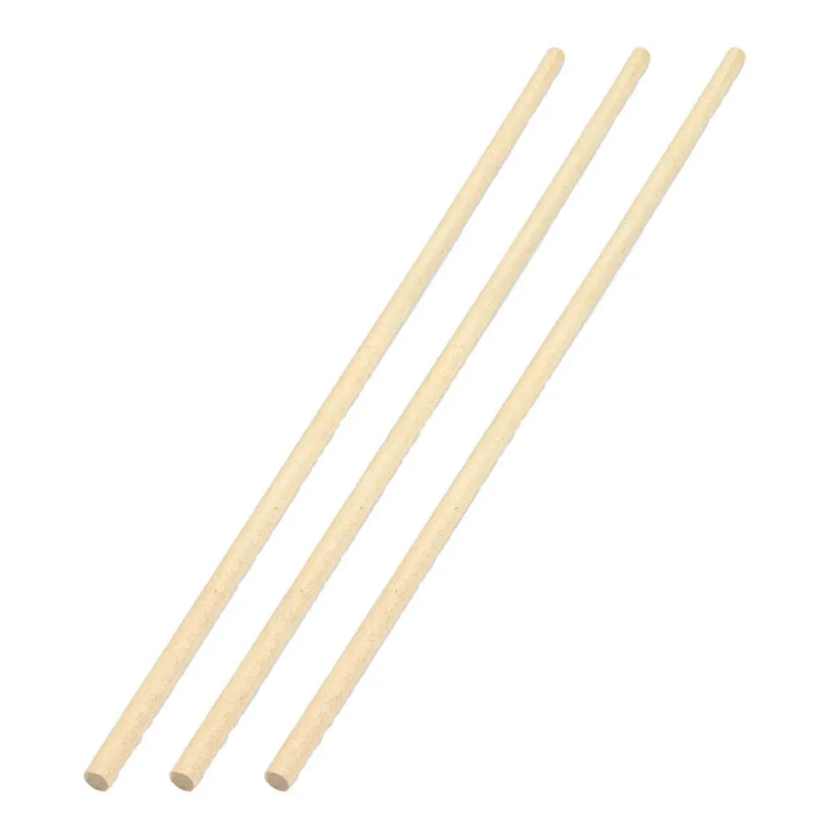 212 MAIN Durable Wooden Dowels, 0.25 in. White Birch, 25-Piece Pack of 3, Suitable for Grade PK Plus
