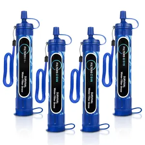 Filters-Clean  Water Filter Straw - 0.1 Micron Portable Personal Water Filter, 4,000L (1,056 Gallon) Capacity - Removes 99.9999%  & Protozoa - Hiking, Camping &  - 4 Pack