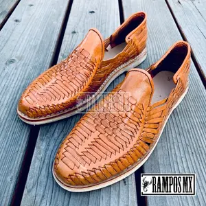 Mens Mexican Handmade Leather Sandals, Men Mexican Huaraches Mexicanos , Sandalias Piel para Hombre Mexico ,Huaraches Mexico PINAS TAN
