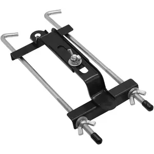 Adjustable Battery Hold Down, Universal Battery Adjustable Crossbar with L Bolt Battery Tie Down Holder for Cars SUVs (Bolt Length 27cm/10.63inches)