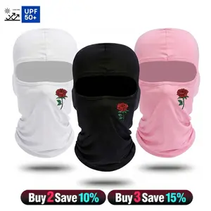 3-Piece Bandana Balaclava Set , UV Protection Cooling Face Mask, Unisex Neck Gaiter for Motorcycle, Fishing, Hiking, Windproof Outdoor Sports Gear