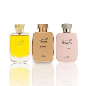 Rasasi | Hawas for Her + Hawas Elixir + Hawas Eclat Bundle | Eau De Parfum | Women's Fragrance | 3.4 fl oz - 100 ml | Fruity - Sweet & Woody Notes