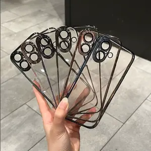 iPhone 14 Pro beautiful mobile phone case, TPU soft case, Digital Archimist, precision design, camera protection, full lens scratch protection, beautiful electroplated frame