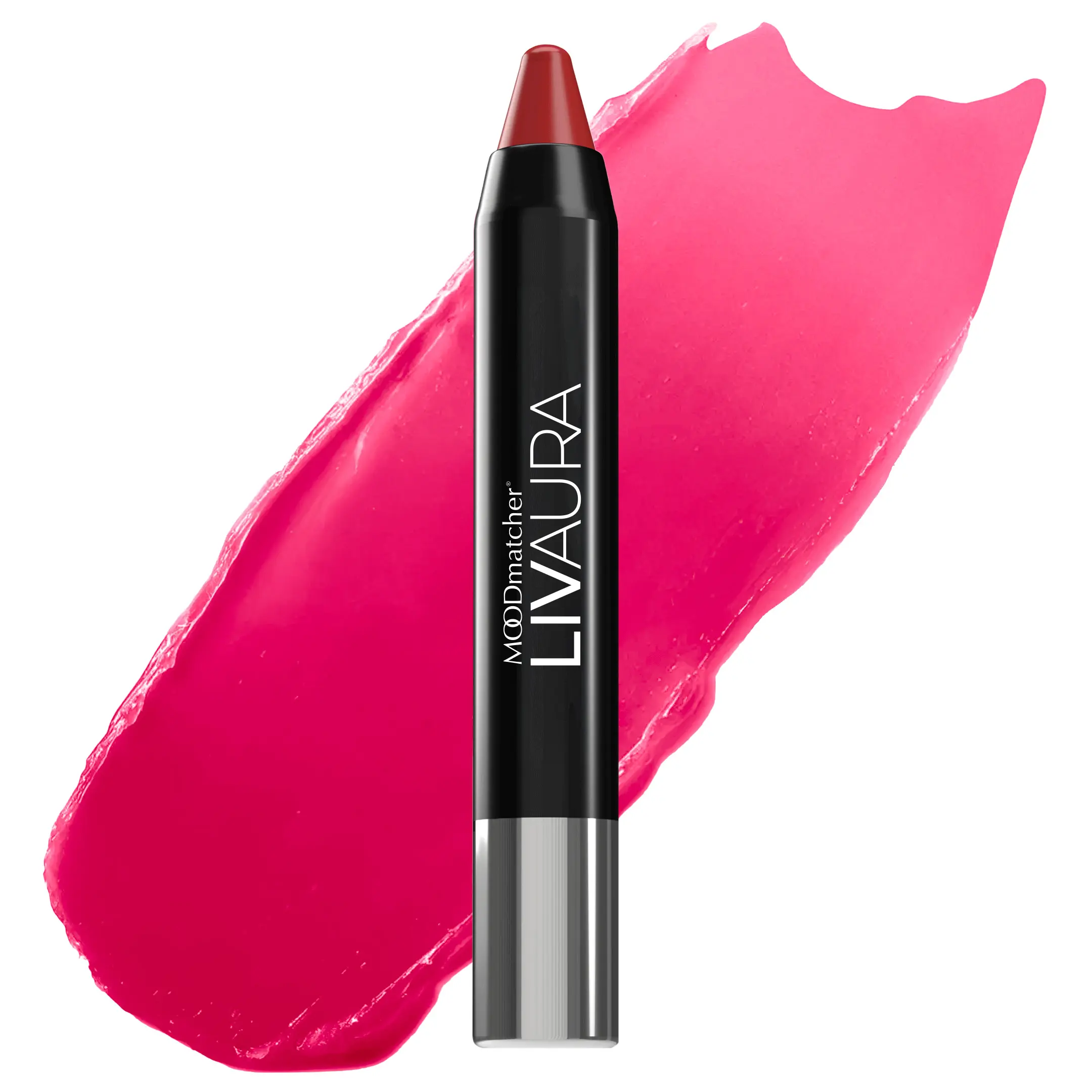 LIVAURA MOODmatcher Long Lasting Twist Stick Lipstick for Women – Color Changing Moisturizing Cream Lipsticks, Smudge Proof Lip Stick, Easy to Apply Lip Makeup, Made in USA (Red)