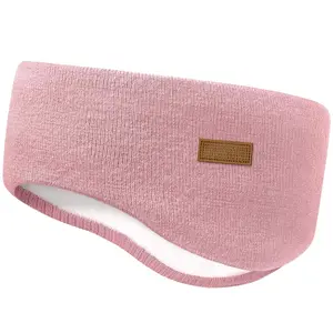 Fleece Ear Warmer Headband for Men Women, Winter Running Headband Ear Covers for Cold Weather Ear Muffs for Jogging Skiing Hiking Cycling