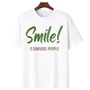 Funny Smile It Confuses People T-Shirt – Comfortable Unisex Graphic Tee