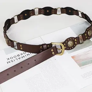 Classic Women's Waist Belt, Adjustable Design, Boho Vintage Belts, Suitable for Daily Commute, Dresses and Jeans, Casual Style, All Seasons, Birthday Gift Accessory