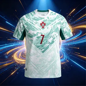 2026 Portugal Home And Away 7# Cristiano Ronaldo Short And Long Sleeve Soccer Jersey Fans Version Breathable