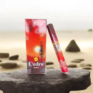 Cedro Incense Sticks - Natural Cedar Scent for Relaxation and Aromatherapy - Premium Quality Incienso de Cedro