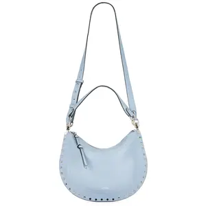 Isabel Marant Oskan Soft Zip Bag in Light Blue