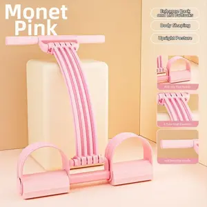 Foot-powered resistance machine - Home fitness equipment for full-body workout, muscle toning, assisted stretching, and yoga.