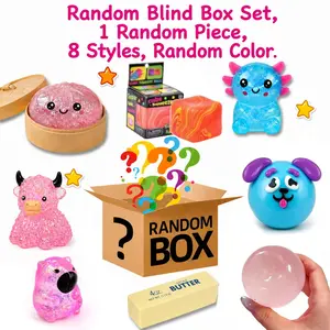Various Styles of Malt Sugar Blind Box Series, Squishy Series, Squishable Sensory Play, Slow Rebound Kneading for Party Gifts, 1 PC Random Shape