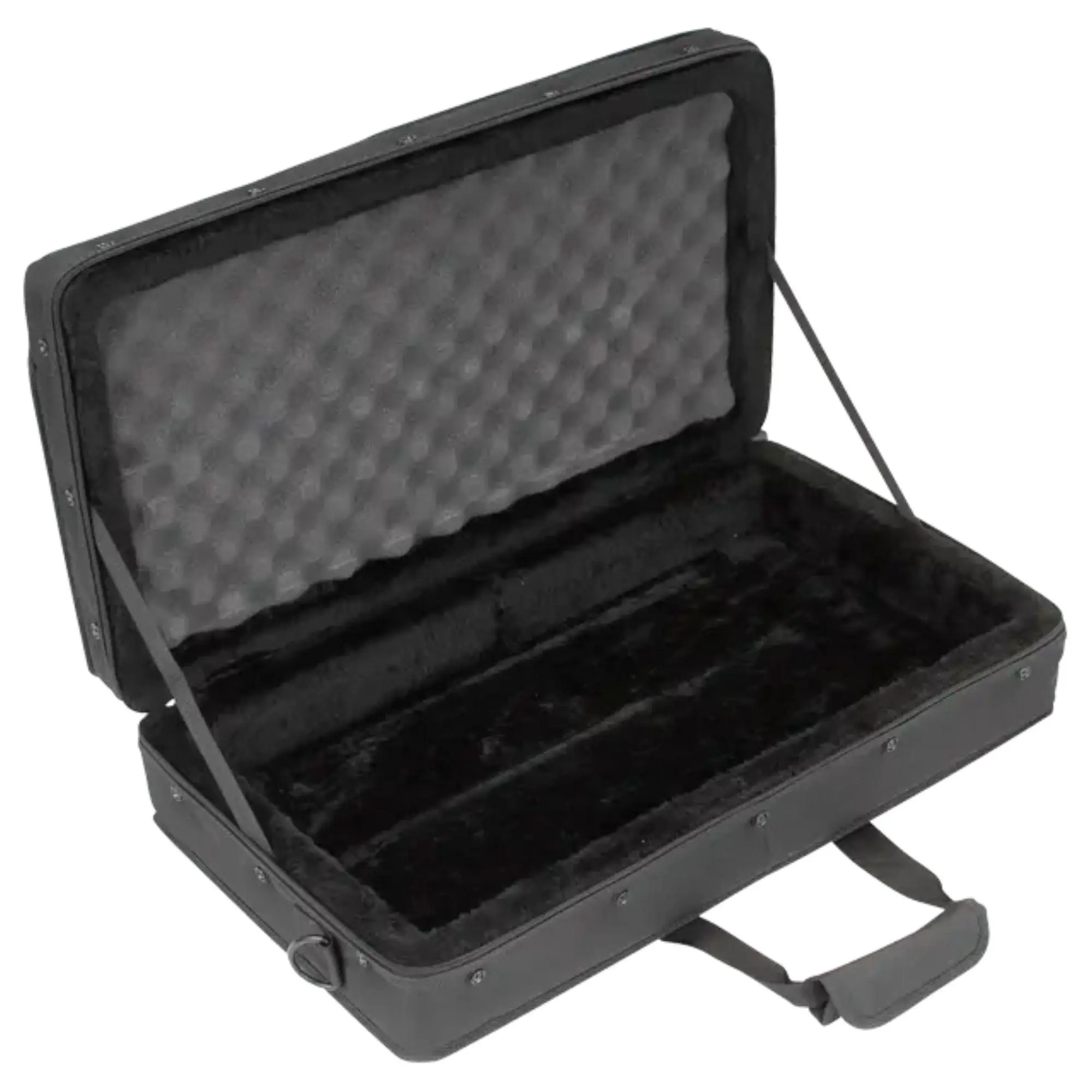 SKB 21”x 11” DJ Foot Controller Small MIDI Keyboard Soft Case Padded Bag, Black