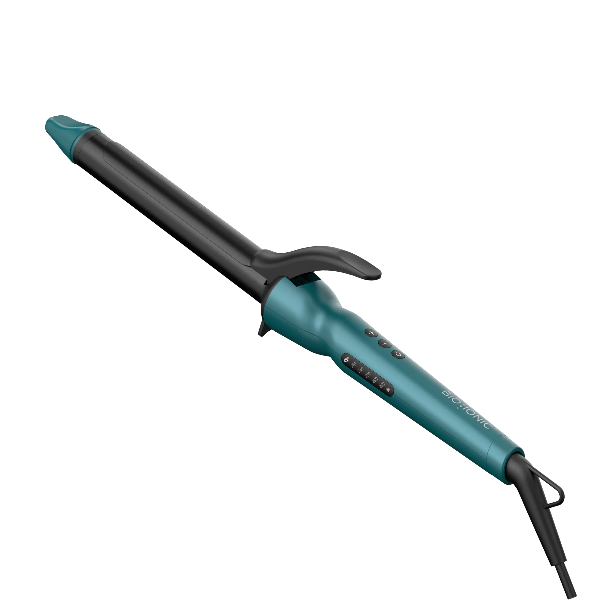 BIO IONIC OFFICIAL: Teal Tides Long Barrel Curling Iron (LIMITED EDITION) Adjustable Heat Settings, 1" Barrel Size BIO IONIC OFFICIAL: Teal Tides Long Barrel Curling Iron (LIMITED EDITION) Adjustable Heat Settings, 1" Barrel Size