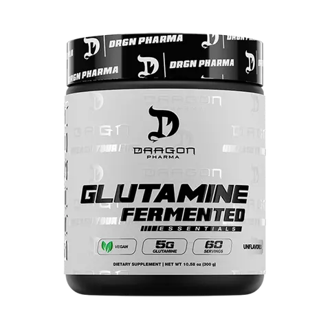 Dragon Pharma Glutamine Fermented - 60 Servings - Amino Acid Supplement for Muscle Repair & Immune System Support
