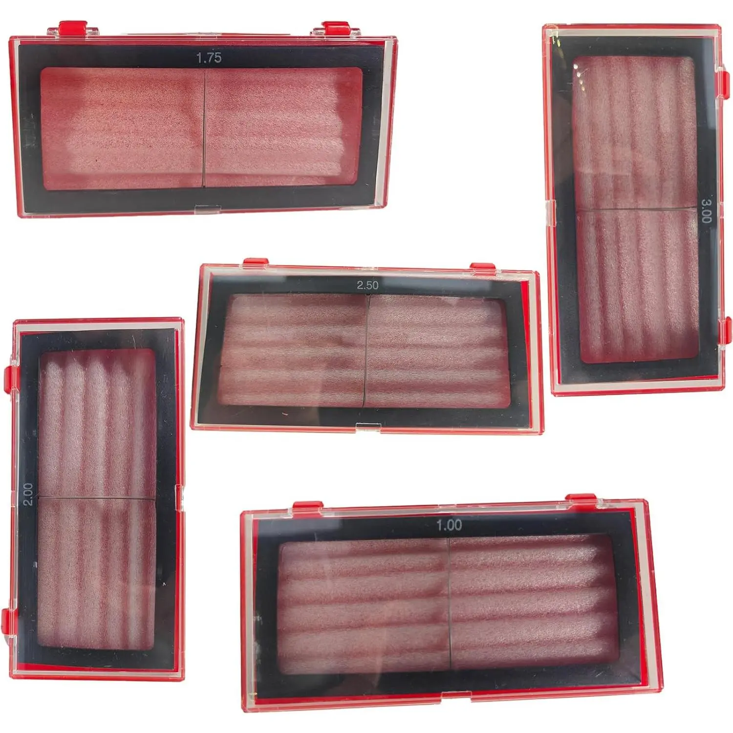 5pcs Glass Magnifying Welding Lens, 1.0/1.75/2.0/2.5/3.0 Diopter Cheater Lens for Welding Helmet, Not Easily Scratched Perfect for Magnifying Welds