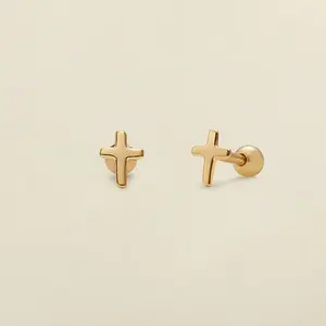 Cross Stud Earrings