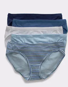 Hanes Ultimate Comfortsoft Women's Bikini Underwear 5-pack Multi Pack Comfortable Fit Soft Stretch Fabric Breathable 42w5cs