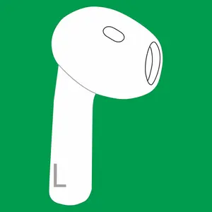 Used Original Left-Earbud for Pods 4 – Model A3050/A3053/A3054 – Compatible with Air 4/A3058 Charging Case (Not for ANC Version), gamingheadset, earbuds, Headphone Device, Pods4Replacement, Air4Compatible,   Audio Button ， Plug Plug Electronic Chargeable