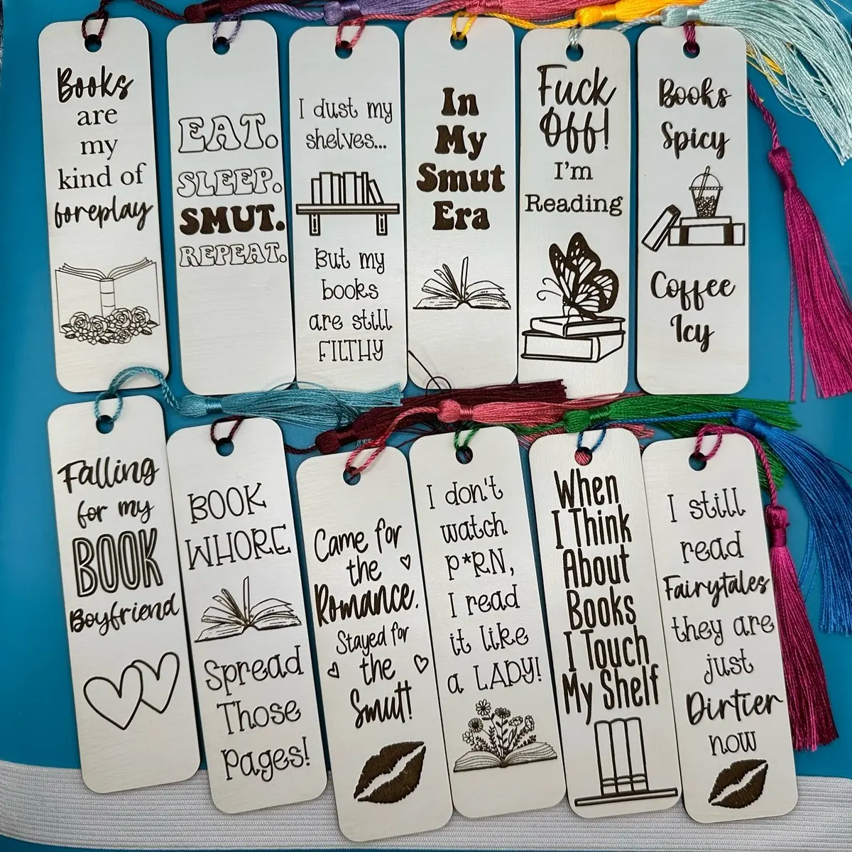 Spicy Wooden Bookmark - Dirty Bookmarks