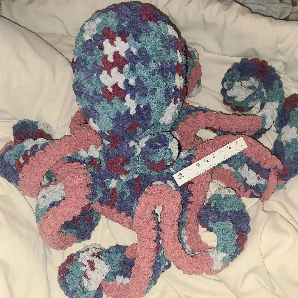 Handmade Crochet Extra Large Octopus!