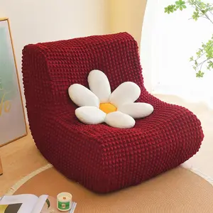 Solid Color Sofa Cover, 1 Count Non-slip Sofa Slipcover, Modern Design Sofa Protector for Home Living Room Bedroom Office