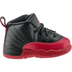 Toddler's Jordan 12 Retro "Flu Game" Black/Varsity Red (850000 002)