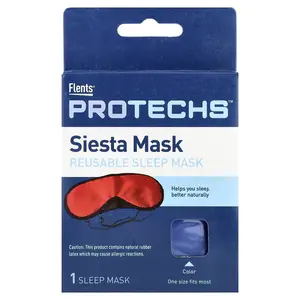 Flents ProTechs™, Siesta Mask, Reusable Sleep Mask, One Size Fits Most, 1 Count