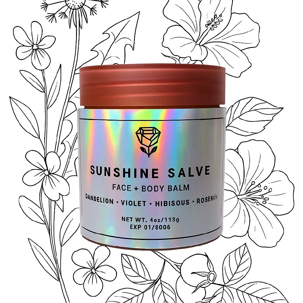 Herbal Dandelion Moisturizing Salve for Face and Body - Skin Repair Soothing Nourishing Skincare Balm Moisturizers