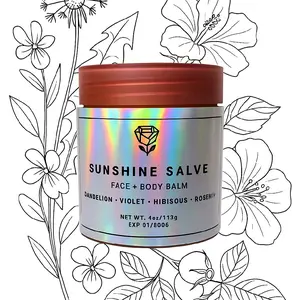 Herbal Dandelion Moisturizing Salve for Face and Body - Skin Repair Soothing Nourishing Skincare Balm