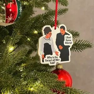 Todd & Margo Christmas Ornament National Lampoon's Christmas acrylic/wood ornament
