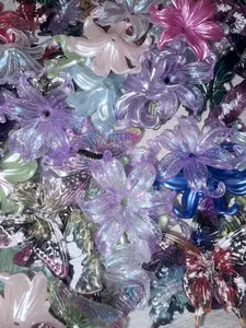Serena(9361)gc.20 Bags Mix Style Butterfly and Flower Beads