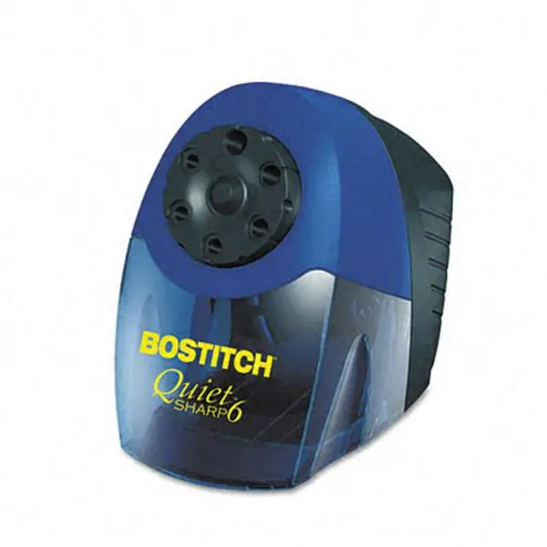 Stanley Bostitch Quiet Sharp 6 Commercial Desktop Electric Pencil Sharpener Blue
