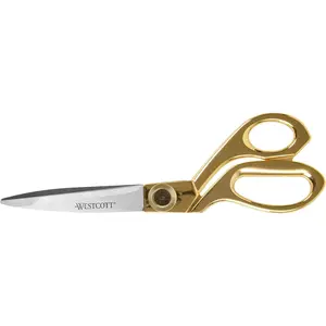 17196 8-Inch Stainless Gold Scissors For Office and Home