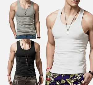 3/6/12Pcs Men's Solid Tank Top,Wife Beater Tank Top,Tank Top for Men,Cotton Comfortable Fitness Vest,Gym A-Shirt Tank Top,Cotton Gym Undershirts,Summer Outfits,Muscle Shirt,Plain Athletic Fabric Menswear,Ring Tropical Undershirt,Mens Sleeveless Tops Vests