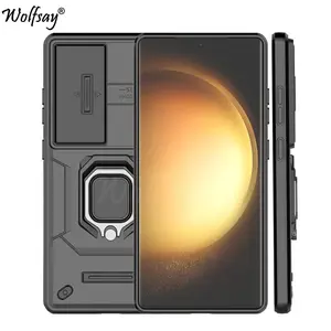 Shockproof Case For Samsung Galaxy S25 Ultra Case Samsung S25 Ultra Magnetic Back Cover For Samsung S25 Ultra Push Window Case