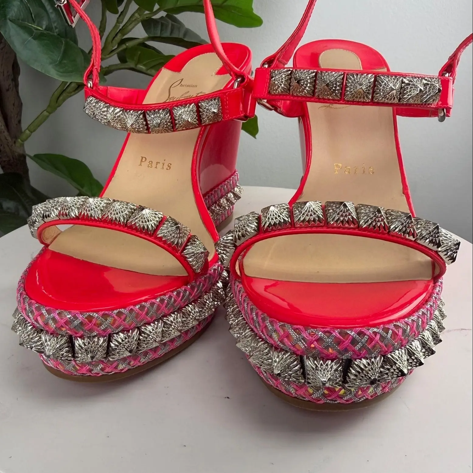 Authentic Christian Louboutin Pyra Ryad Sandals