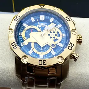 Invicta Pro Diver SCUBA Men's Watch 50MM Blue Dial Quartz Bracelet New Model Since 1837