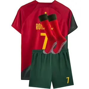 Youth Soccer Training Jerseys for Kids 3-14Y – Boys & Girls Practice Uniform Kit Set, Ideal for Soccer Fans