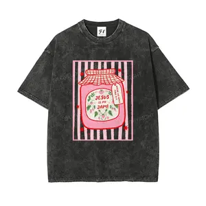Jesus Is My Jam Christian Unisex Washed T-Shirt – Faith-Inspired Style