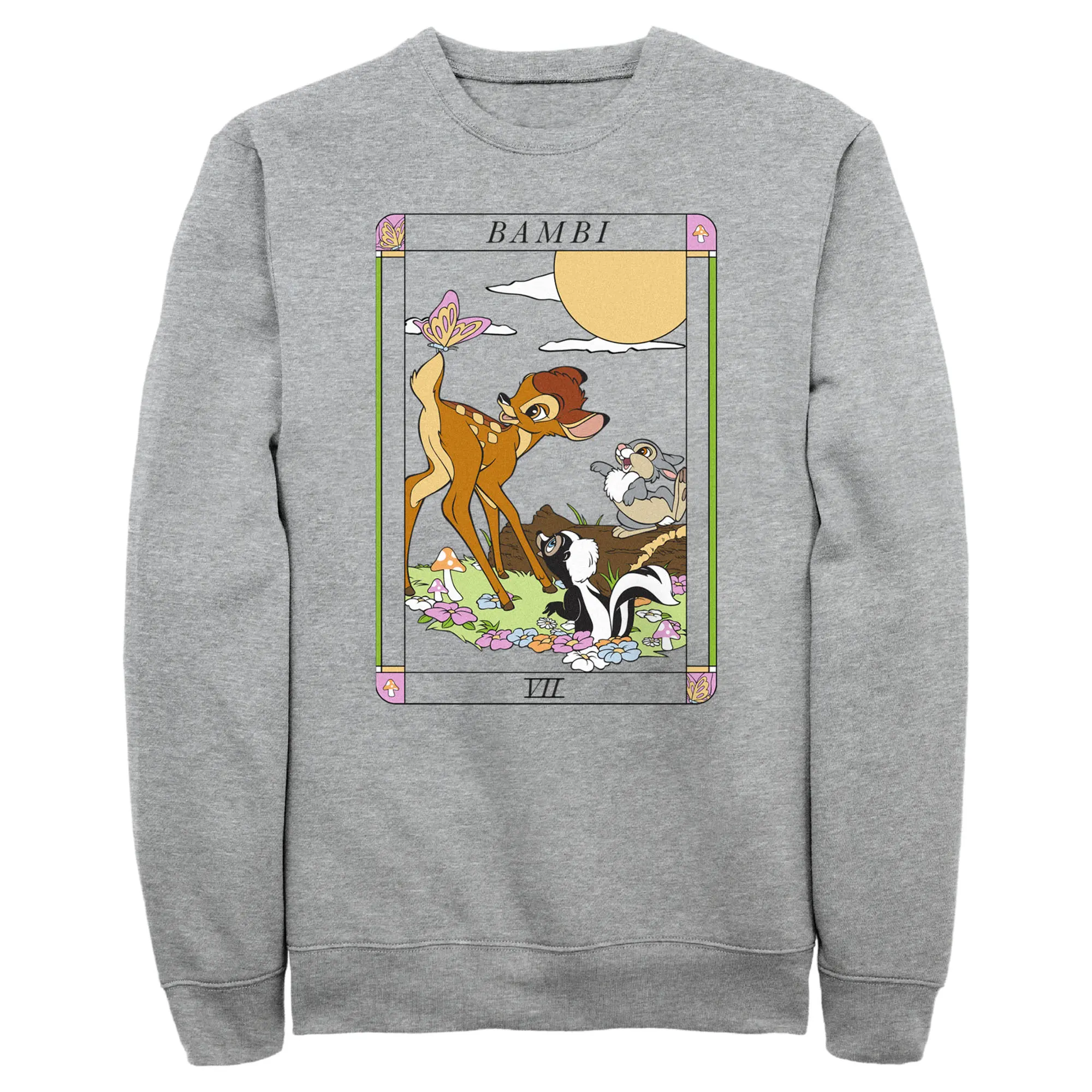 Men's Bambi Tarot Card Scene Sweatshirt
