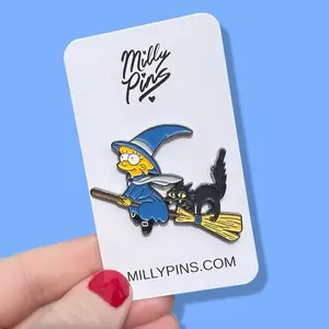 Lisa (The Simpsons) Halloween Witch Cartoon Enamel Pin