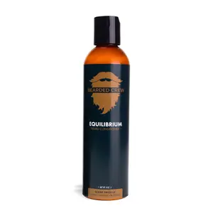Equilibrium Beard Conditioner - Softens Soothes Restores with Lemon Rosemary & Lavender Scent - 8 oz Salon-Grade Formula for Healthy Beards - Bearded Crew