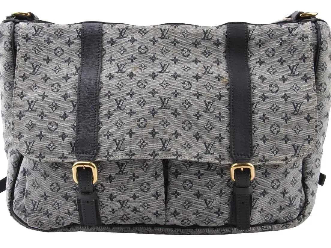Pre-owned Louis Vuitton Canvas Messenger Bags Sac A Langer Diaper Bag