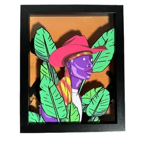 Rodeo of creators 2- floating frame artwork