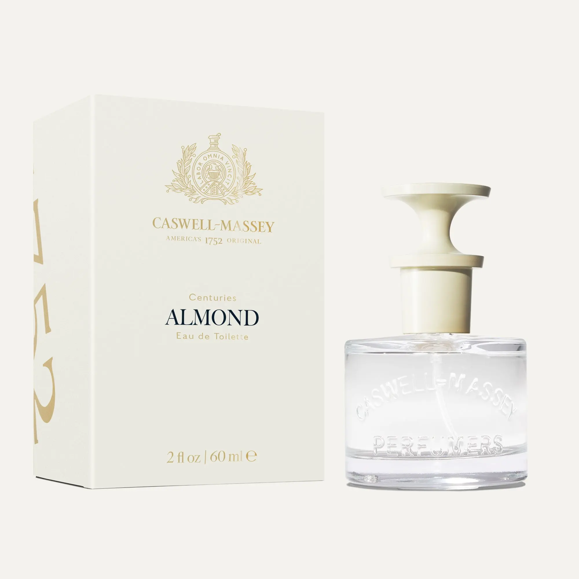 Caswell-Massey Almond Eau de Toilette | Cherry Almond Perfume for Women | Floral Amber Gourmand with Cherry, Tonka Bean, Salt, Cherry Flower