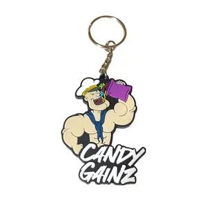 Stylish 3D Gainz Keychain with Engraved Logo