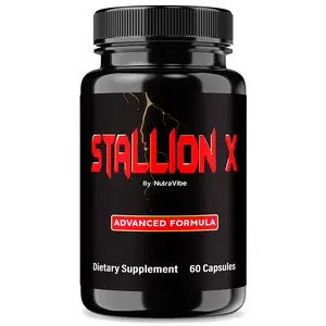 Stallion X - Advanced Formula 1000mg Capsules with Natural Ingredients for Health & Wellness 60 Count